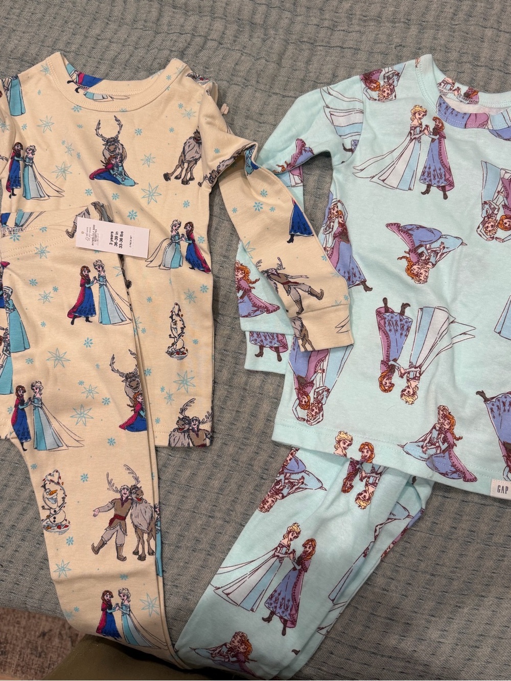 BUNDLE: Disney x Gap Frozen Girls PJ Sets